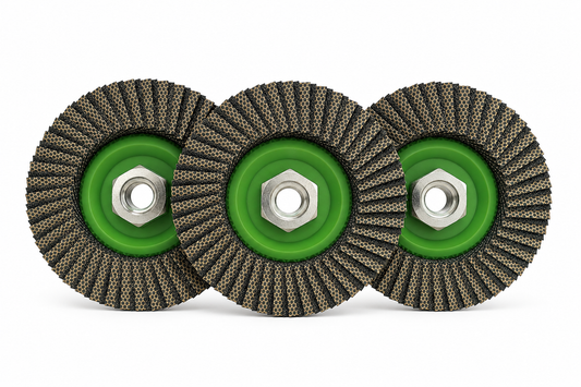 🔥 Pack de 3 Disques Diamant à Lamelles 115 mm M14 – Grain 60 ou 120
