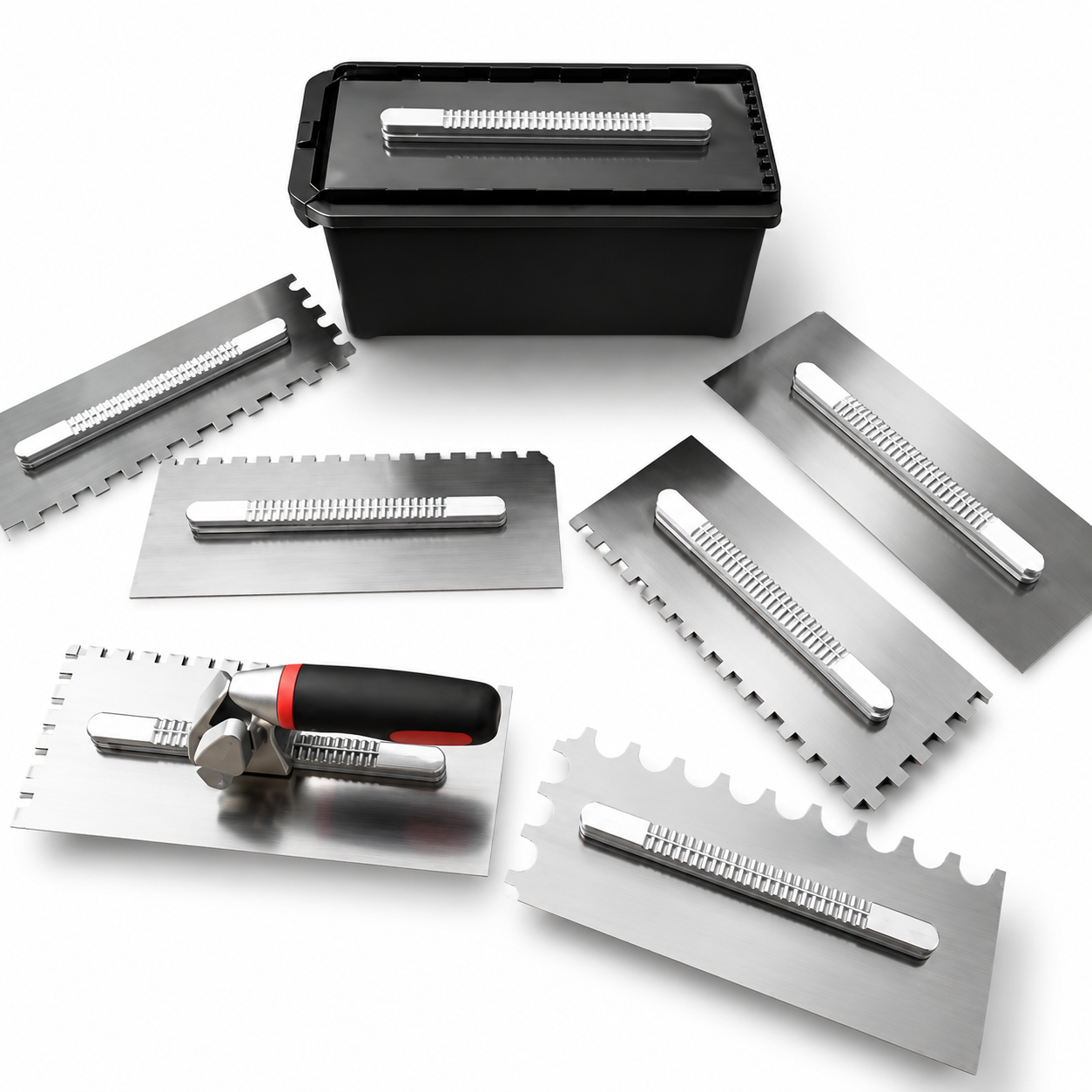 🔥Kit Kleberspachtel 8-teilig – Edelstahlklingen 6–12 mm & Wechselbarer Griff