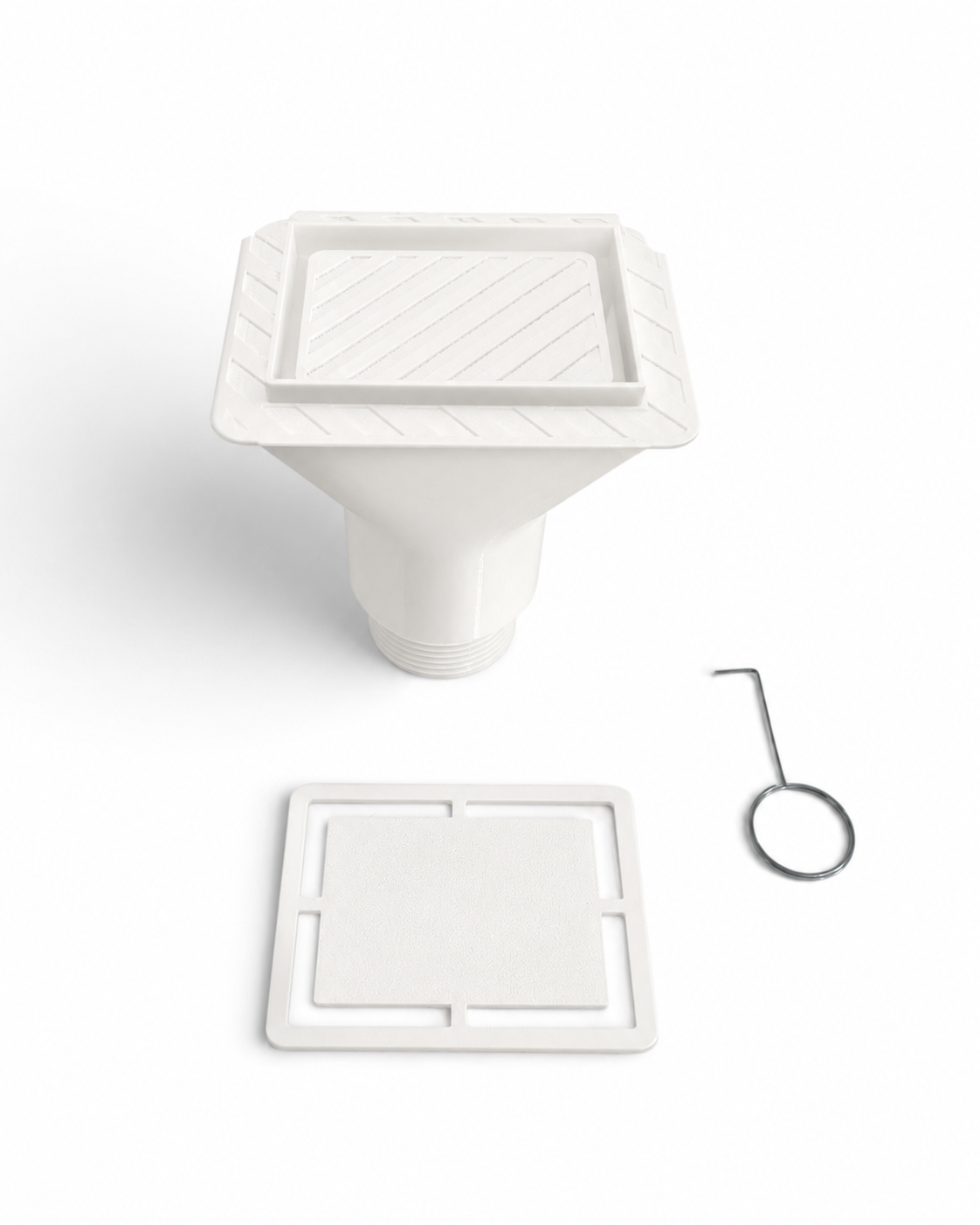 Bonde à Carreler Rectangulaire pour Vasque G1 1/4 – Outillage Carreleur 2.0