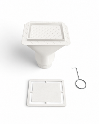 Bonde à Carreler Rectangulaire pour Vasque G1 1/4 – Outillage Carreleur 2.0