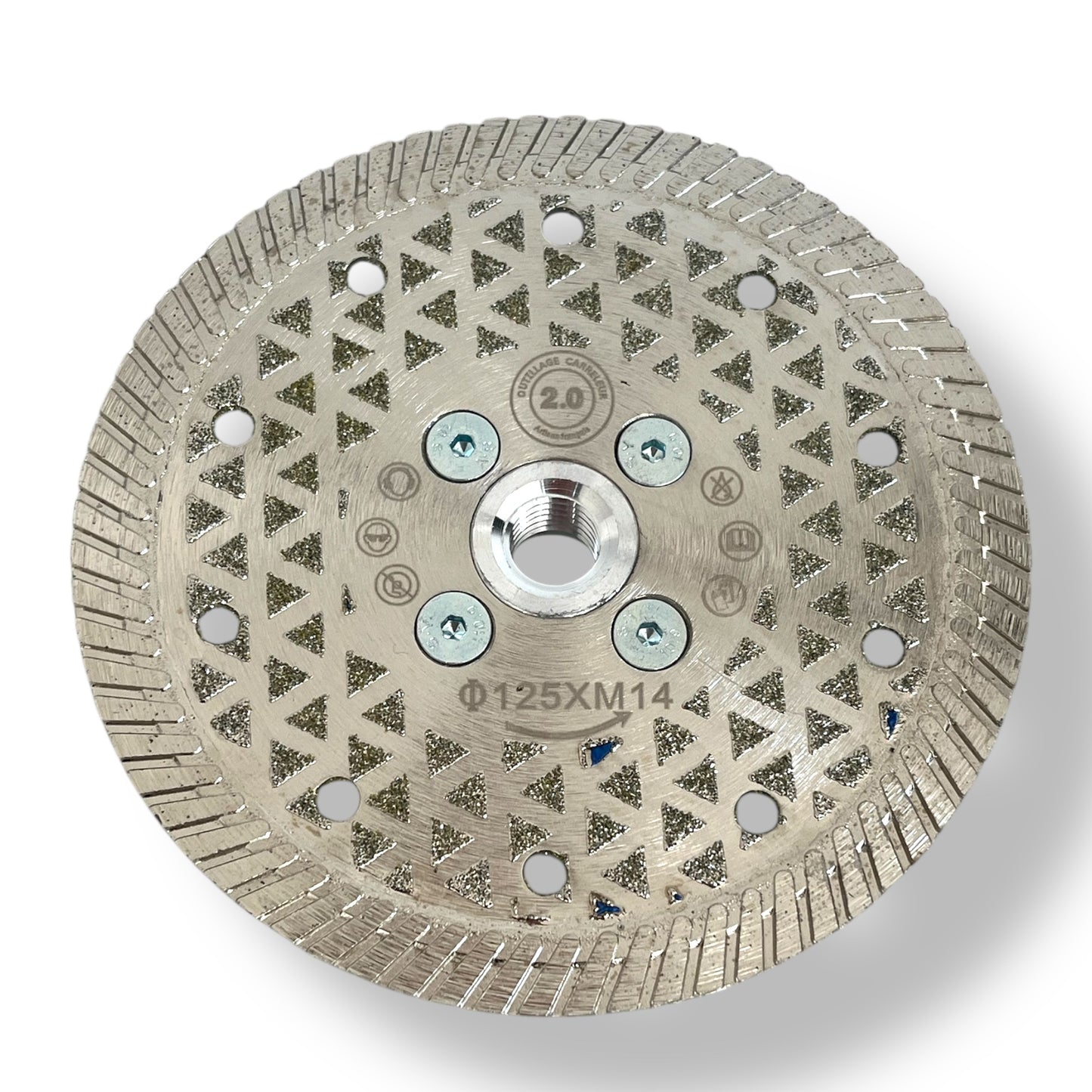 🔥Disque Diamant Turbo Mesh 125 mm M14 – Coupe & Finition Ultra Précise | Outillage Carreleur 2.0