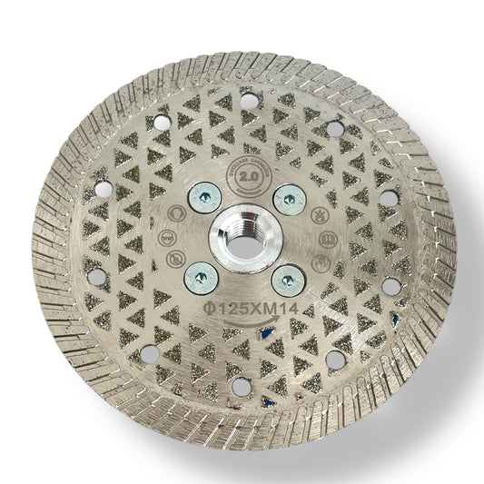 🔥Disque Diamant Turbo Mesh 125 mm M14 – Coupe & Finition Ultra Précise | Outillage Carreleur 2.0