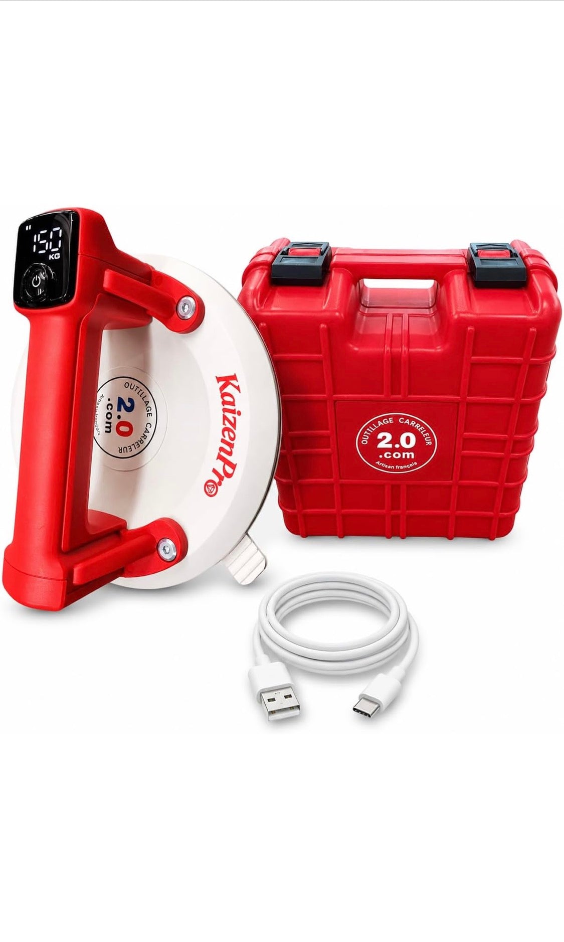 🔥Ventouse Numérique Électrique Professionnelle – Ø 20 cm – 150 kg