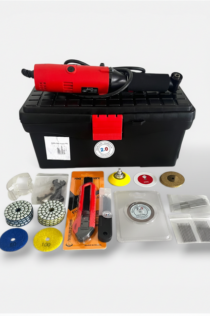 🔥P6 Grinder Kit - 550W Precision Grinder + Accessories for Tiles, Basins, Bevels & Renovation | Tiler Tools 2.0