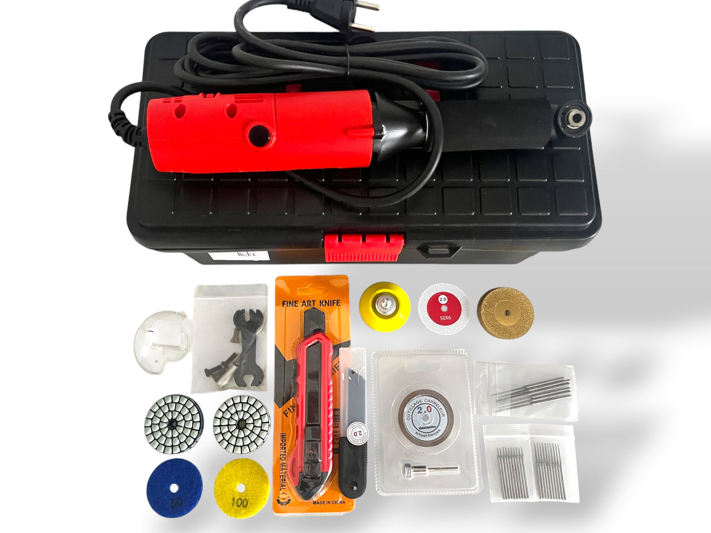 🔥P6 Grinder Kit - 550W Precision Grinder + Accessories for Tiles, Basins, Bevels & Renovation | Tiler Tools 2.0
