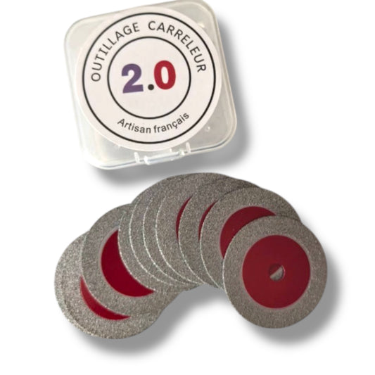 🔥Pack 10 Mini Disques Diamant 50mm