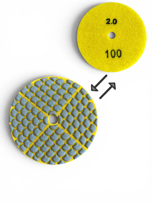 🔥 NEW Pad Diamant Gouttes d’Eau 100 mm – Finition Carrelage – À l’unité