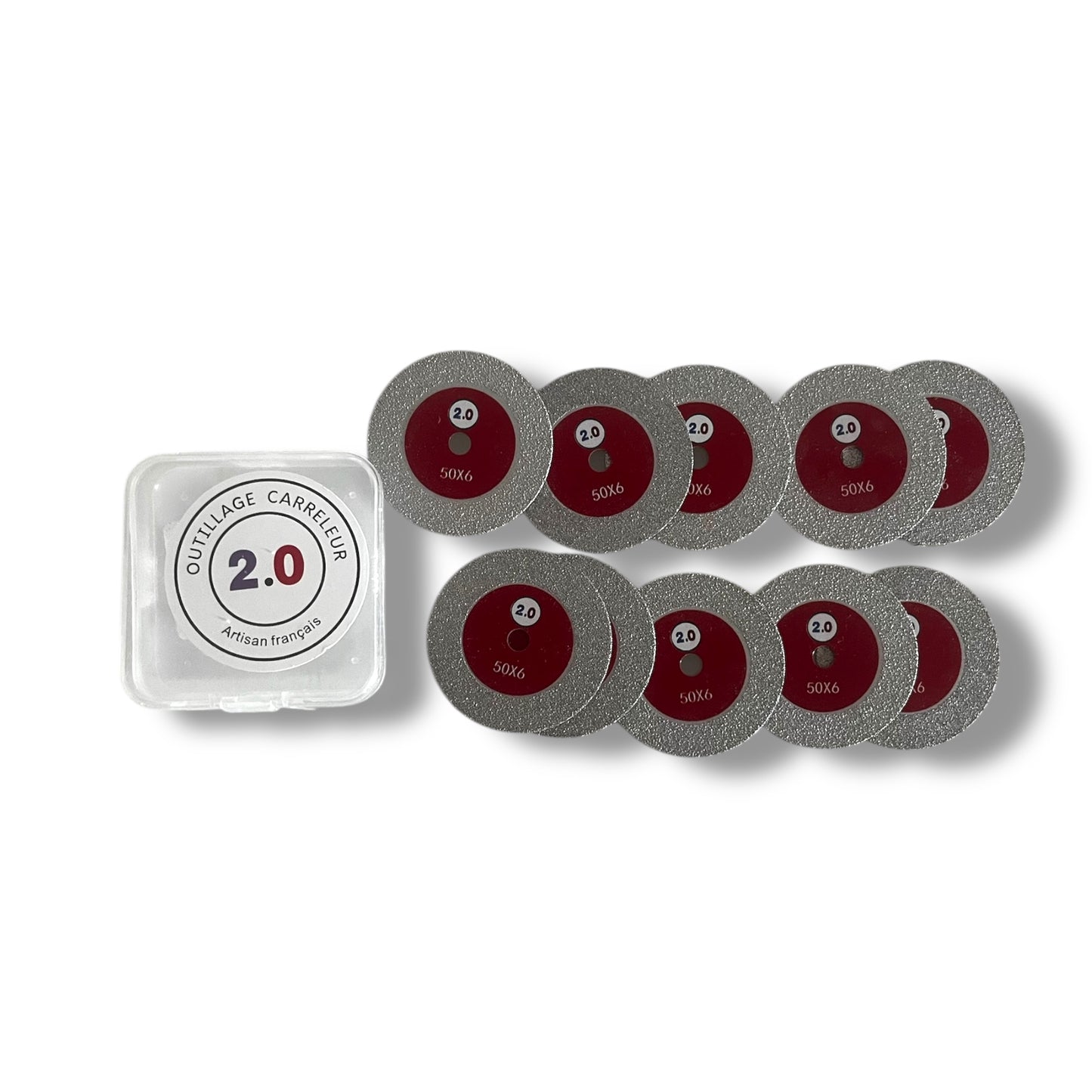 🔥Pack de 10 Mini Discos de Diamante 50mm