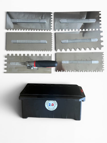 🔥Kit Peignes à Colle 6 pièces – Lames Inox 6–12 mm & Manche Interchangeable