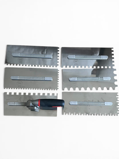 🔥Kit Peignes à Colle 6 pièces – Lames Inox 6–12 mm & Manche Interchangeable