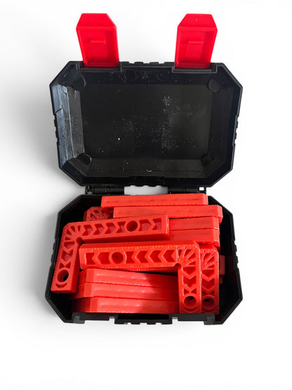 🔥Kit 18 Équerres de Positionnement  Plastique avec Boite 8 x 4 cm pour Carreleurs et Menuisiers – 18 pcs – Spécial Carrelage