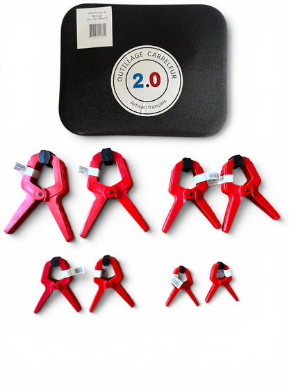 🔥Kit 8 Pinces de Blocage pour Carrelage – Maintien sur Table & Montage | Outillage Carreleur 2.0