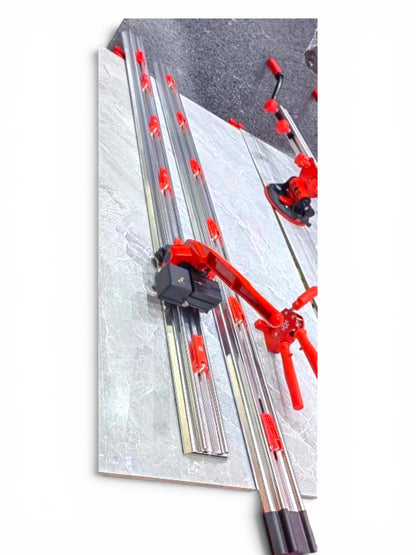 Rail de Coupe Grand Format 2 x 175 cm (350 cm assemblés) 
+ Laser de Précision – Kit Complet Professionnel