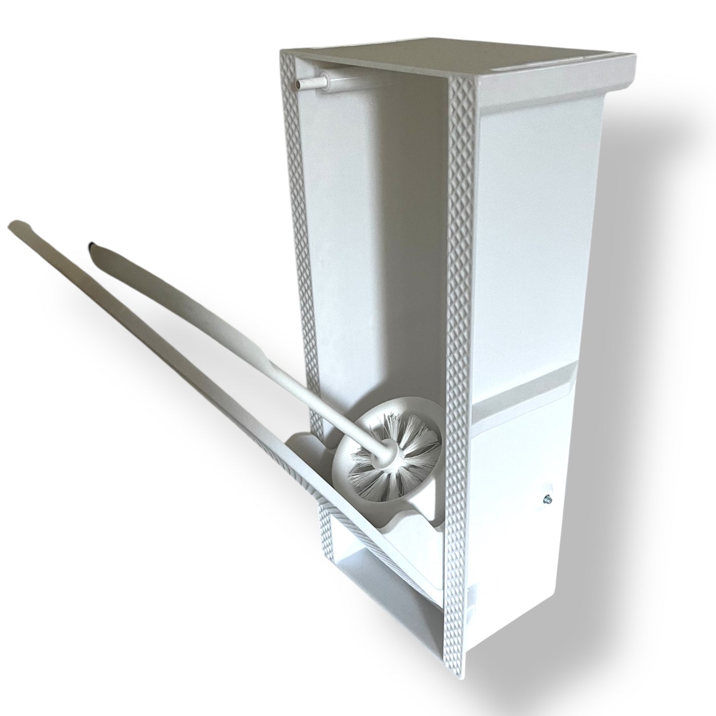 🔥Portacepillos WC empotrado para alicatar – Diseño invisible & higiene óptima