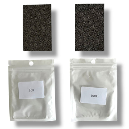 🔥 Kit 2 Cales Souples Diamantées à Poncer 90×55 mm – Grains 60 & 100 – Finition Carrelage, Pierre & Marbre – Outillage Carreleur 2.0