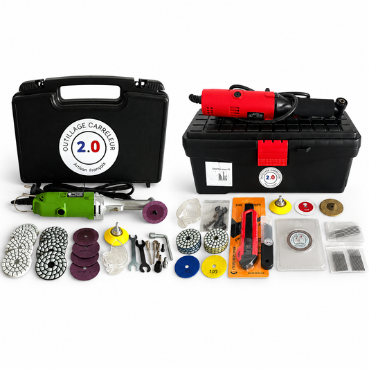 🏆 Pack Ultime – Meuleuses de Précision P6 + P7 | Découpe & Finition Carrelage – Outillage Carreleur 2.0