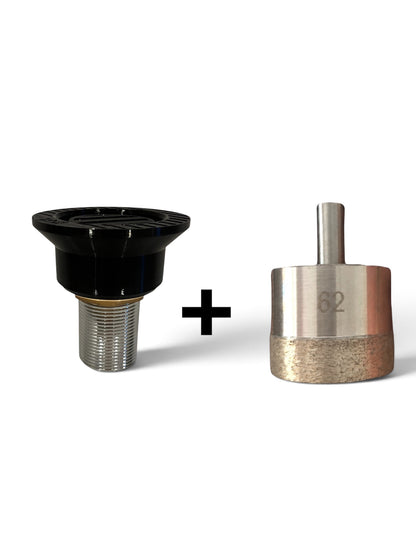 Bonde à Carreler Ronde pour Vasque Ø61 mm – Outillage Carreleur 2.0