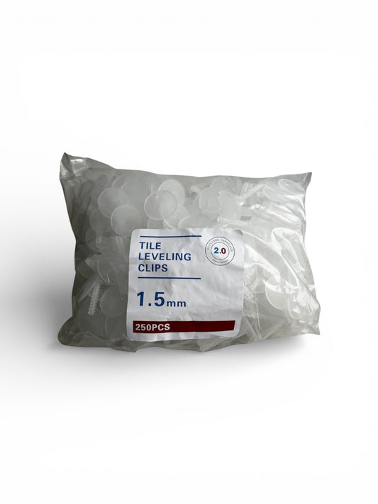 🔥Lot de 250 Croisillons 1,5 mm – Clips de Nivellement pour Pose de Carrelage – Haute Précision et Durabilité