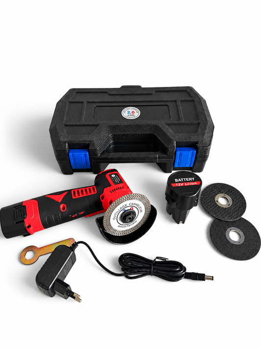 Mini Meuleuse de Précision avec 2 Batteries – Finition, Retouche & Coupe Baguette Carrelage | Outillage Carreleur 2.0