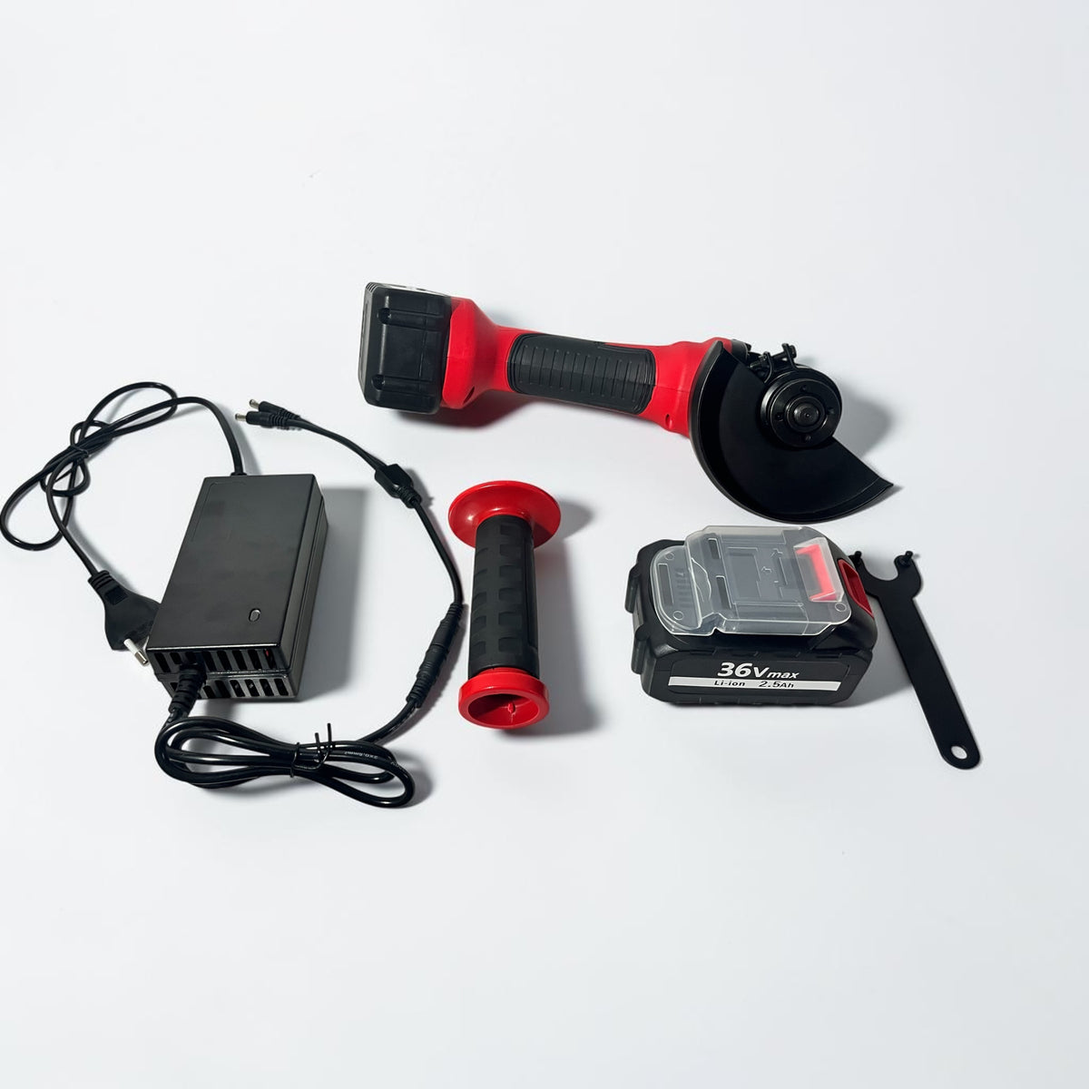 Meuleuse sans fil 125 mm – Coffret 2 batteries et chargeur