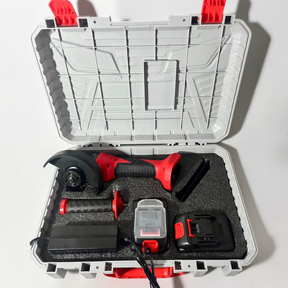 Meuleuse sans fil 125 mm – Coffret 2 batteries et chargeur
