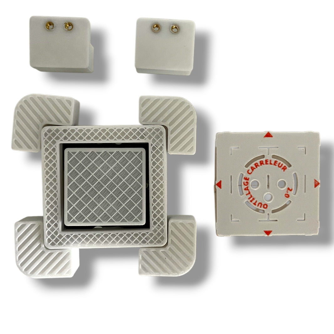 🔥Kit Plaque de Déclenchement à Carreler Outillage Carreleur 2.0 Type 