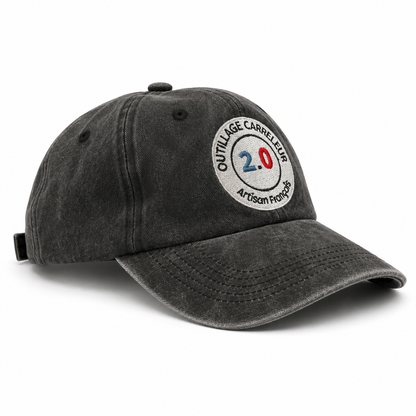 Casquette noire Outillage Carreleur 2.0 – Logo brodé