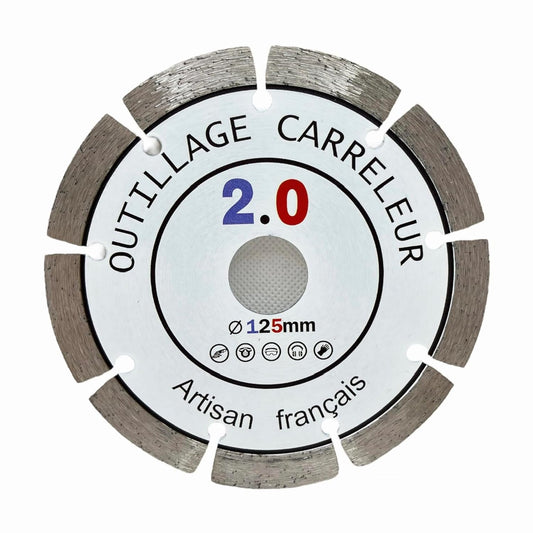 🔥Diamantscheibe 125 mm – Schneidet Betonblock, Ziegel, Stein & Beton | Fliesenlegerwerkzeug 2.0