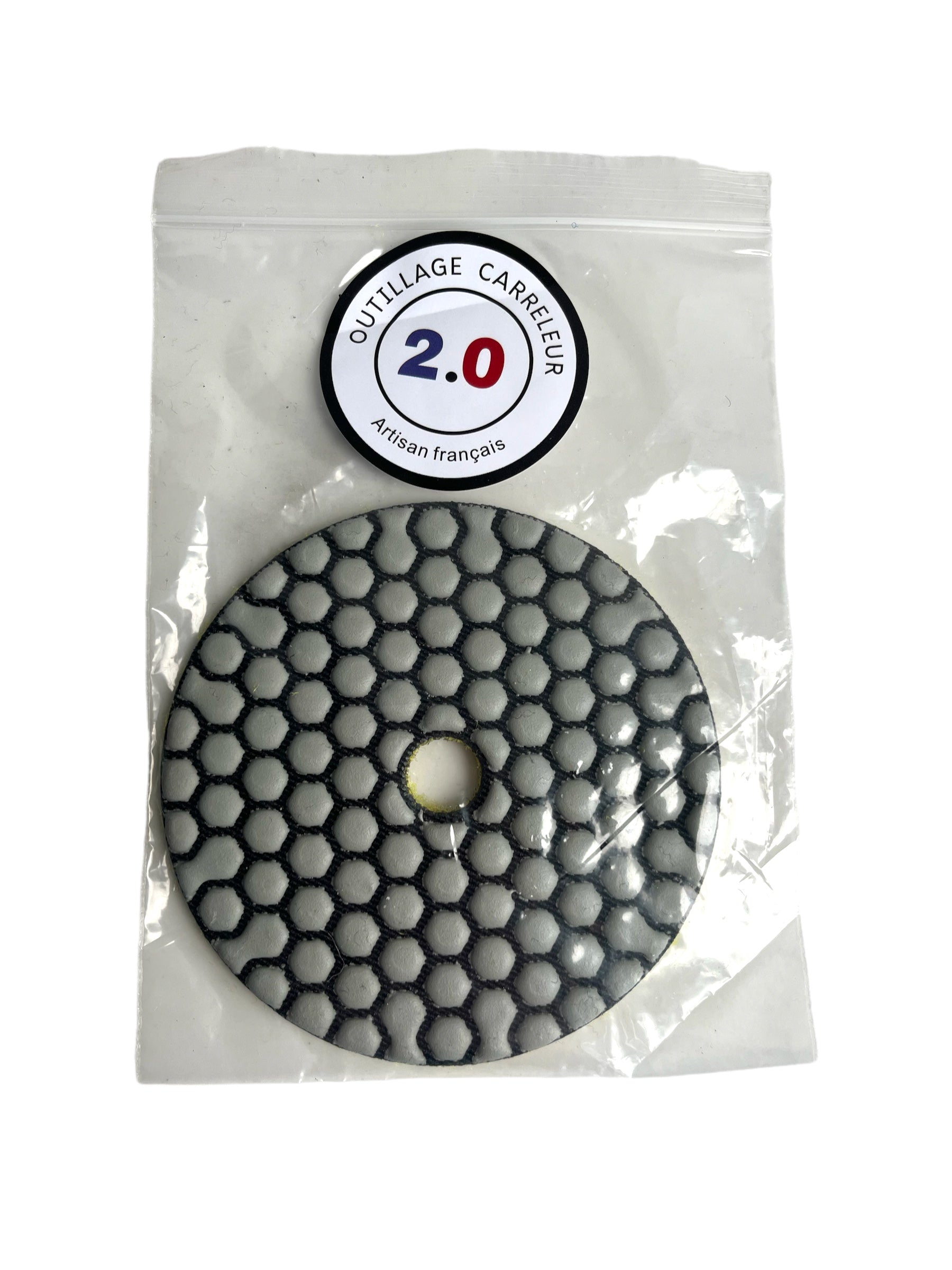 Disque diamant grain 100 emballé avec logo Outillage Carreleur 2.0

