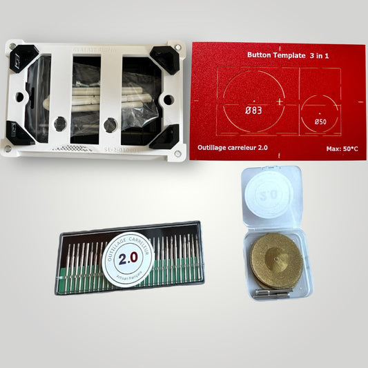 Kit plaque à carreler Outillage Carreleur 2.0 Type G Sigma Luxe 28 mm dans son emballage
