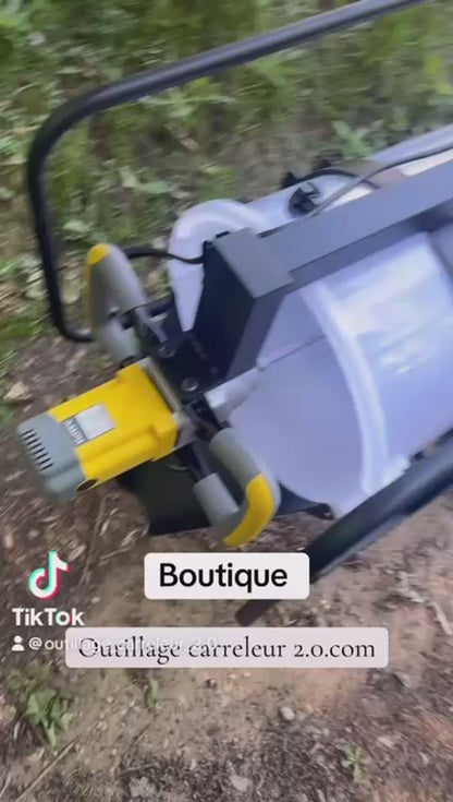 🔥Station de Ragréage 2.0 – 75 L Cuve Pivotante + Malaxeur 1 200 W | Outillage Carreleur Pro
