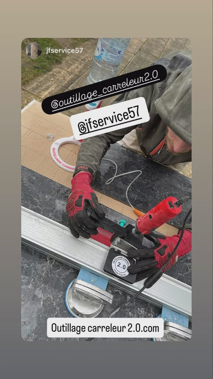 🔥NEW Chariot de Coupe – Type Sigma | Compatible Meuleuse P6 | Outillage Carreleur 2.0