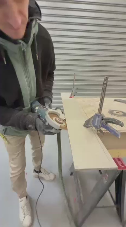 🔥Capot Aspirant pour Biseaux 45° – Compatible Bosch GWS Ø 125 mm – Aspiration Pro