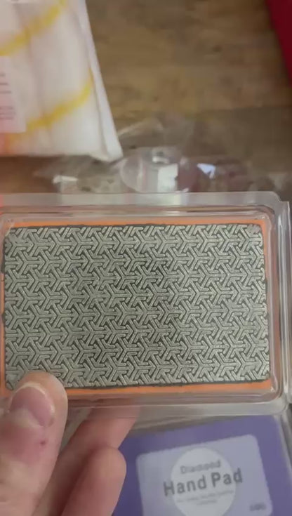 🔥Orange Diamond Pad Grit 100 – Precise Finishes & Comfort