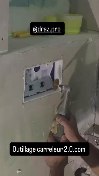 🔥Kit Placca di azionamento piastrellabile Geb Sigma Eco - Dima magnetica, dischi & aste diamantate