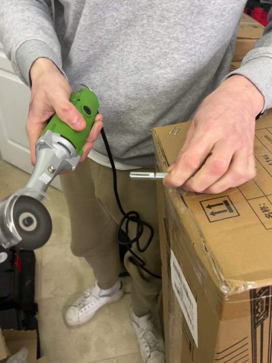 🔥Kit Mini Meuleuse P7 de Précision Électrique 450W avec Pads Diamant + Coffret Rigide – Outillage Carreleur 2.0