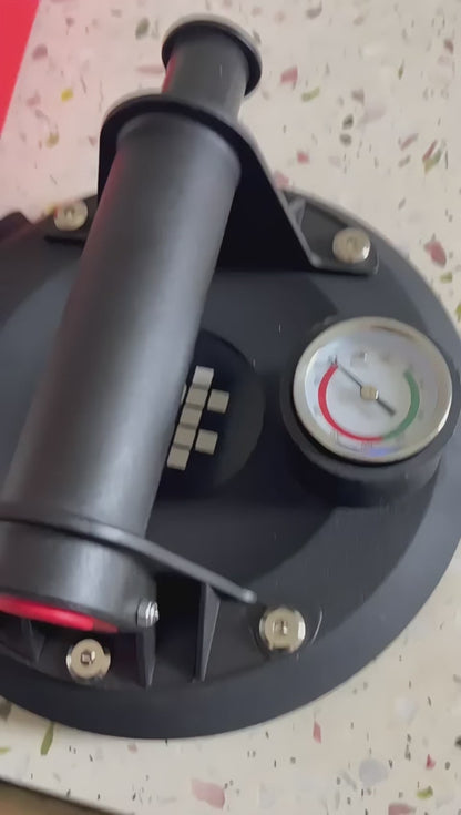 🛠️ Ventouse Manuelle avec Manomètre – Ø 20 cm | Outillage Carreleur 2.0 🇫🇷