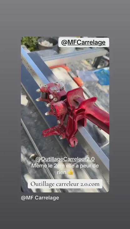 🔥Carrelette Pro Max 120 cm – Präziser Schnitt Laserführung & 3 Stabilisierungsarme