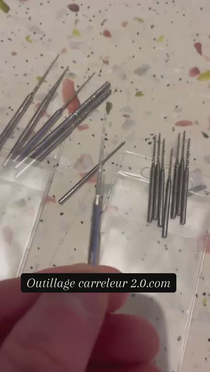 🔥Lot de Mèches Ultra-Fines Diamantées – Précision Chirurgicale sur Carrelage, Grès Cérame, Porcelaine