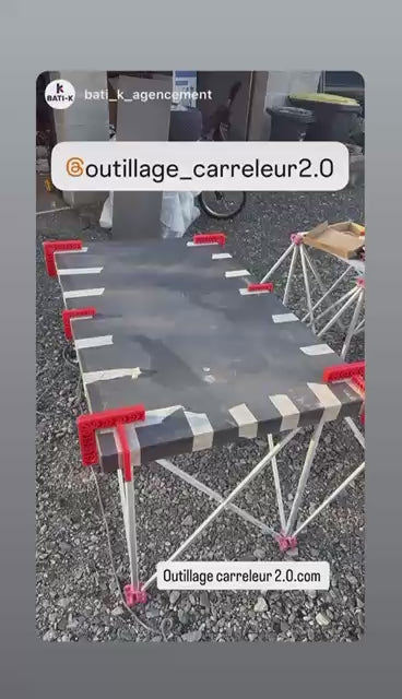 🔥Kit 18 Équerres de Positionnement  Plastique avec Boite 8 x 4 cm pour Carreleurs et Menuisiers – 18 pcs – Spécial Carrelage