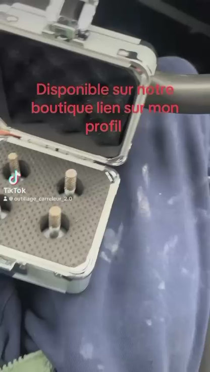 Diamond drill bit set for tilers
