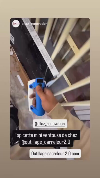 🔥Mini ventouse électrique compacte – Puissance 100 kg | Outillage Carreleur 2.0