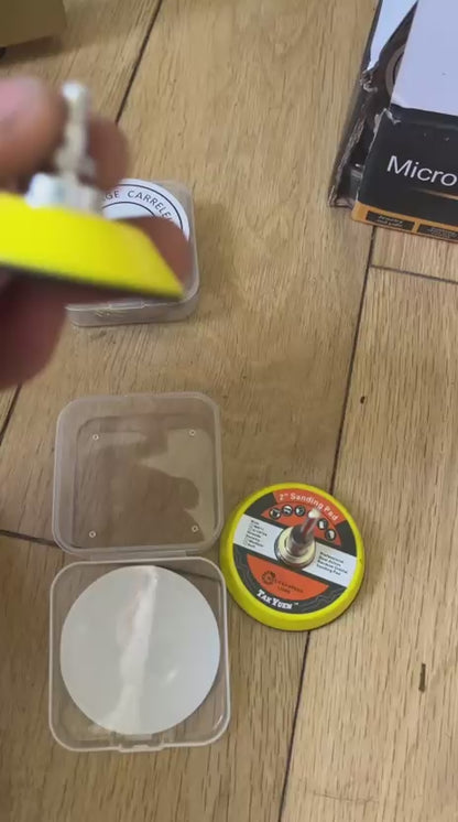 🔥 Socle de Ponçage  avec Tige Adaptatrice – Outillage Carreleur 2.0