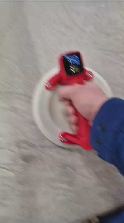 Ventosa Digitale Elettrica Professionale, Diametro 20cm, Ventosa per Piastrellisti, Falegnameria, Idraulici, Vetrai, Portata 200kg 
