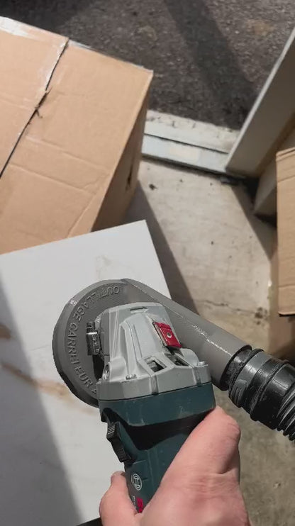 🔥Capot Aspirant pour Pads de Finition 125 mm – Ponçage de Biseaux Sans Poussière