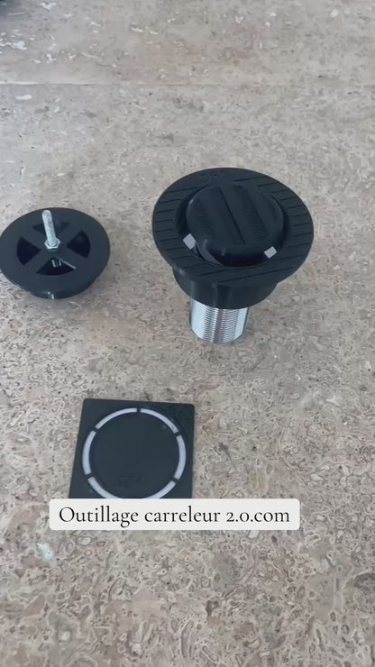 Bonde à Carreler Ronde pour Vasque Ø61 mm – Outillage Carreleur 2.0
