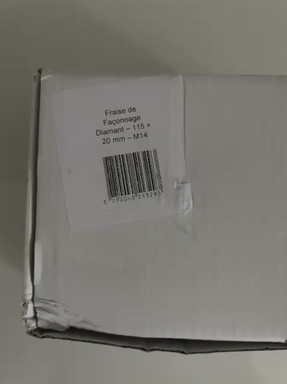 Fraise de Façonnage Diamant – 115 × 20 mm – M14