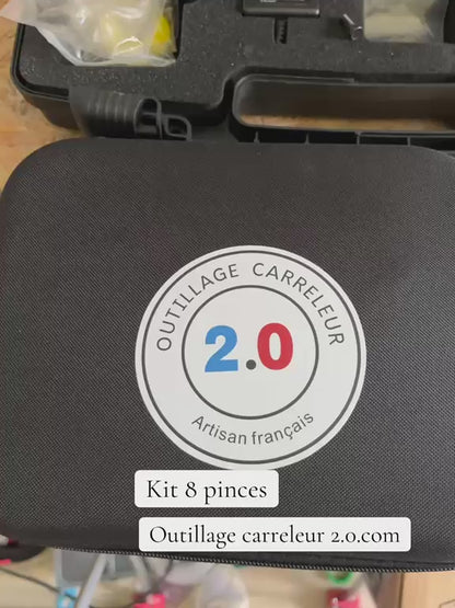 🔥Kit 8 Pinces de Blocage pour Carrelage – Maintien sur Table & Montage | Outillage Carreleur 2.0