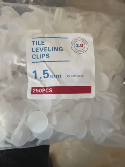 🔥Lot de 250 Croisillons 1,5 mm – Clips de Nivellement pour Pose de Carrelage – Haute Précision et Durabilité