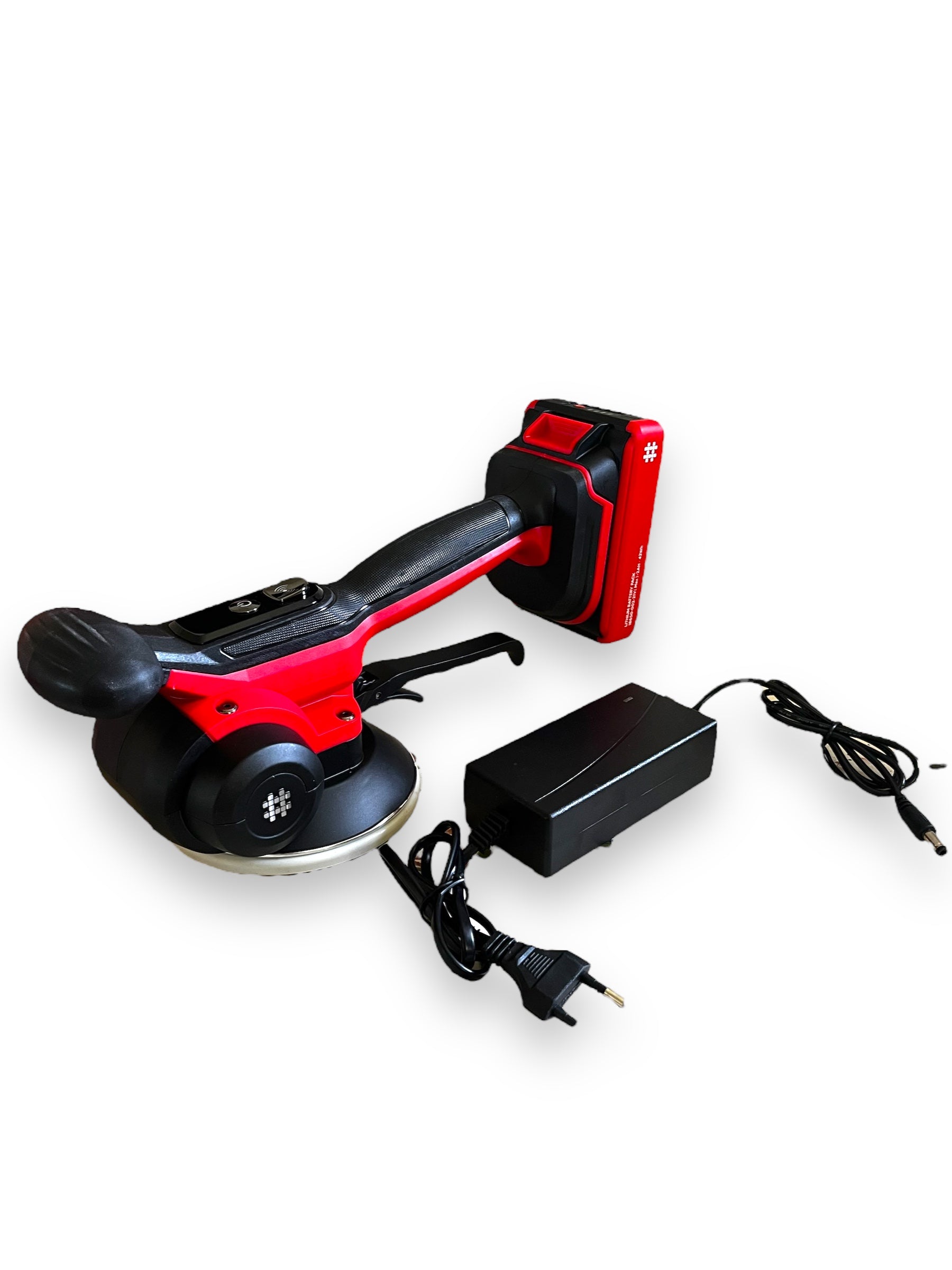 Ventouse vibrante 6 vitesses pour carrelage - vue de dessous

